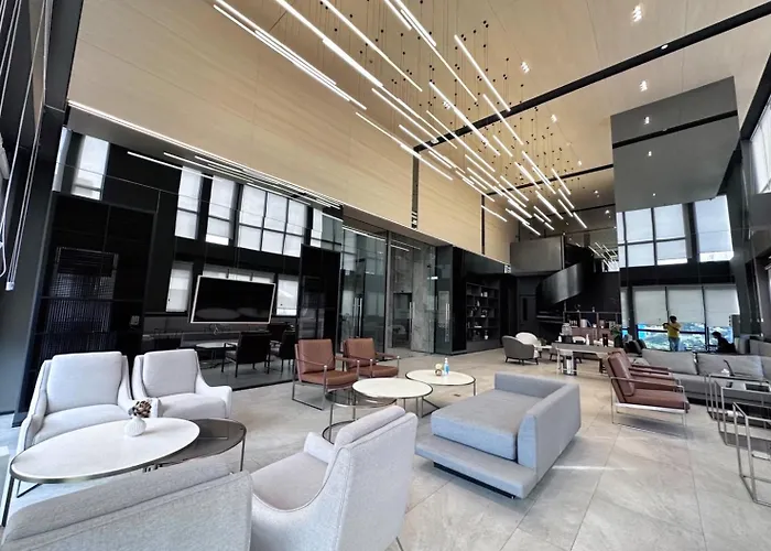 Bts Onnut Loft Quiet Netflix Rooftop Bar Apartment Bangkok