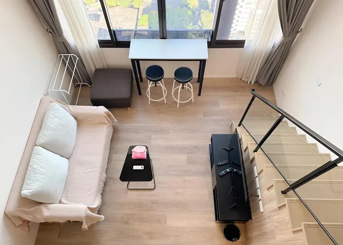 Bts Onnut Loft Quiet Netflix Rooftop Bar Apartment Bangkok